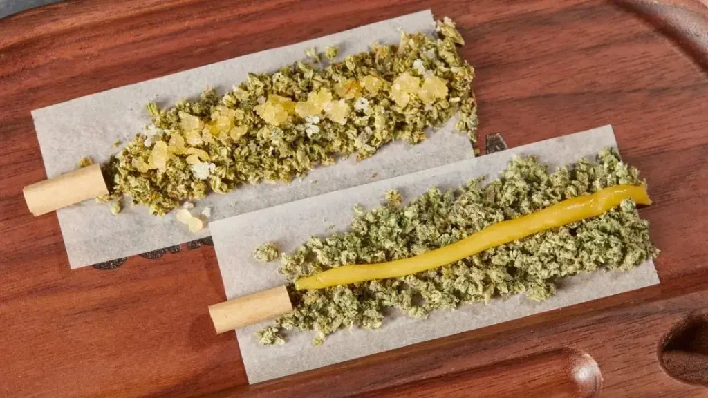 Infused joints with cannabis concentrates